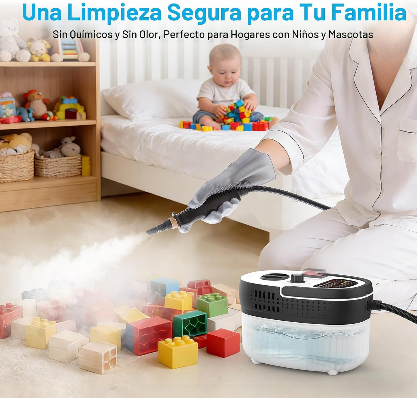 Limpiador de Vapor a Presión de alta Temperatura 2500 W